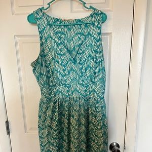 Wool rich Floral Dress